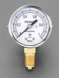 �G�X�R ESCO �y�l��s�z G 1/4�h/ 50mm/ 0-1.6MPa ���͌v EA729D-15 [2-0624528]