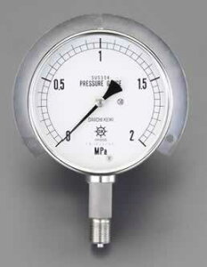 �G�X�R ESCO �y�l��s�z G3/8�h/100mm/0-3.0MPa �Εt���͌v�i�X�e�����X�j EA729DN-30 [2-0636026]