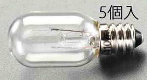 �G�X�R ESCO �y�l��s�z 110V/5.0W/E12 ���i�c�����i5�j EA758ZA-53 [2-0701472]