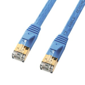 �G�X�R ESCO �y�l��s�z 1 m �t���b�gLAN�P�[�u���iCAT7/�u���[�j EA764BB-148 [2-1812143]