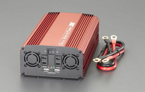 �G�X�R ESCO �y�l��s�z DC24V��AC100V/800W �C���o�[�^�[ EA812JA-6D [2-1155394]