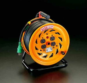 �G�X�R ESCO �y�l��s�z AC125V/15A/30m �R�[�h���[���i�ɑ�/�A�[�X�t�j EA815DT-1 [2-0433519]
