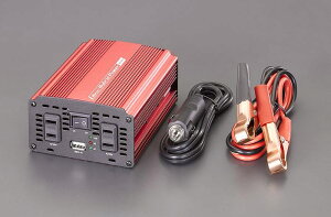 �G�X�R ESCO �y�l��s�z DC24V��AC100V/300W �C���o�[�^�[ EA812JA-4D [2-1084199]