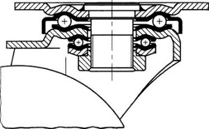 �G�X�R ESCO �y�l��s�z 100mm �L���X�^�[�i���݋���j EA986HF-100 [2-0204850]