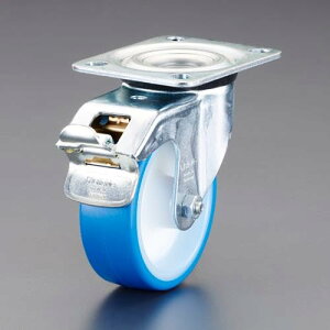 �G�X�R ESCO �y�l��s�z 100mm �L���X�^�[�i���݋���/�u���[�L�t/�É����K�^�j EA986KA-101 [2-1534991]