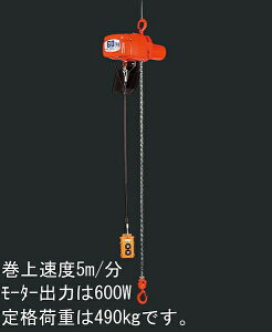 GXR ESCO ylsz AC100V/490kgx 5m d`F[ubN EA987DA-9 [2-0434318]