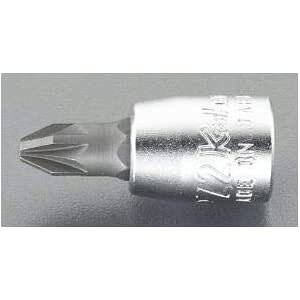 �G�X�R ESCO �y�l��s�z 1/4�hDRx#2 �mPozidriv�n�r�b�g�\�P�b�g EA618AS-202 [2-1349700]