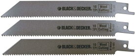 ブラック＆デッカー B＆D 木工ブレード 10TPI(木工 3枚) AX012-JP [A071028]