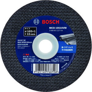 �{�b�V�� BOSCH �ؒf�u�� 105×1.0×15 10������V�V���[�Y MCD10510VM/10 [13-770613]