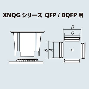 �O�b�g goot XFC�փm�Y�� QFP�EBQFP�p XNQG-40X40 [94-450454]