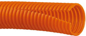 パンドウイット コルゲートチューブ ポリエチレン スリット付き オレンジ CLT35F-C3 [A051701]