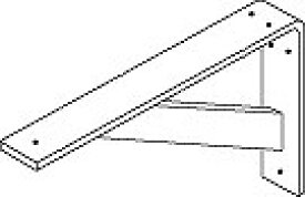 カクダイ KAKUDAI ブラケット//平鋼、白色塗装 #250-002-W [A150103]