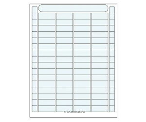 AY AS ONE ቷI[gN[uxi[U[v^[^Cvj@64x×16V[g 3-8727-01 [1445-0073255]