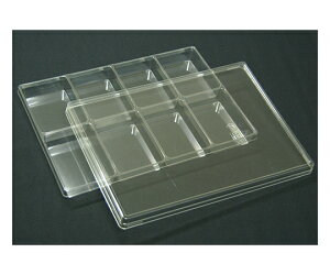 �A�Y���� AS ONE �T���v���ۊǃg���[�i5�����j�@210×297×25mm�@2×4�}�X 61-9950-18 [1445-0077993]