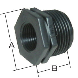 岩崎製作所 IWA PP製 ブッシング 25A×20A（1×3/4） 49BUS2520P [1480-00001156]