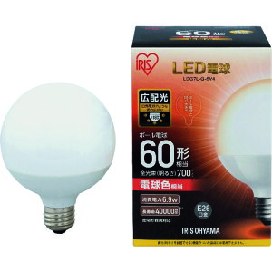 �A�C���X�I�[���} IRIS LED�d�� �{�[���d�� 60�`���� �d���F LDG7L-G-6V4 [155-300414]
