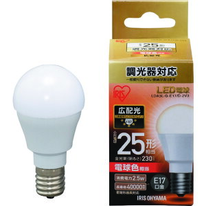 �A�C���X�I�[���} IRIS LED�d�� E17 �L�z�� ���� 25�`���� �d���F LDA3L-G-E17/D-2V3 [155-300636]