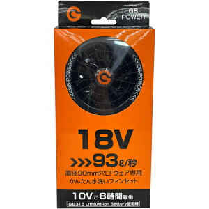 �O���[���N���X �y�ʓr�����z �y�l��s�z �t�@���t���E�F�A�p �t�@�� GF4-18V 18V���f�� 6300056902 [1560-5301927]