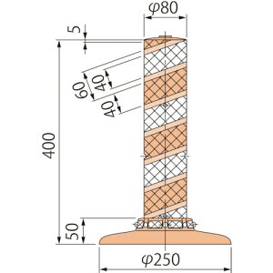 �O���[���N���X �y�ʓr�����z �y�l��s�z �|�X�g�R�[���S�ʔ���LATR-40-250-R 6300029547 [1560-6366846]