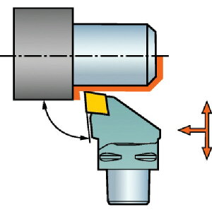 �T���h�r�b�N SANDVIK �R���}���g�L���v�g �Z���~�b�N�`�b�v�p�J�b�e�B���O�w�b�h�i410�j C5-CCLNR-35060-16-4 [1572-0099164]
