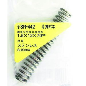 �a�C�Y�� WAKI �X�e�����X�����o�l 1.5×12×70�i1���j SR-442 [1676-7260634]