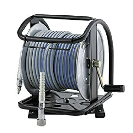 フジマック FMC マッハ 高圧用C型ステンレスドラム 回転台付 エアーライズホース ロック一発カプラ付 （内径6mm×30m） ARD-630B-TC-S [205-608158]