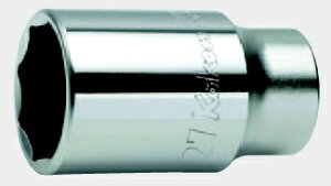 �R�[�P�� Ko-Ken 1/2�i12.7mm�j�I�C���v���b�V���[�X�C�b�`�p8�p�\�P�b�g 27mm 4300H-27(8P) [255-077243]