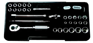 �R�[�P�� Ko-Ken 1/4�i6.35mm�j�\�P�b�g�Z�b�g 31���g P2258M [255-213009]