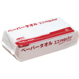 テラモト ペーパータオル エコregular OT-567-100-0 [261-0001840]