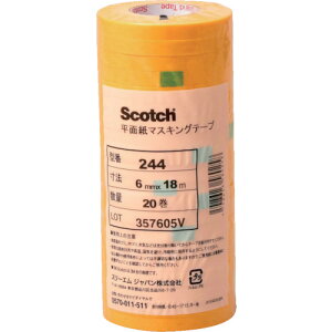 �X���[�G�� 3M �X�R�b�` ���ʎ��}�X�L���O�e�[�v 244 40mmX18m 244 40X18P [263-3580227]