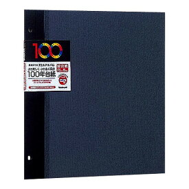 ナカバヤシ 100年台紙フリー替台紙 ビス式用 デミサイズ ブラック アH-DFR-5-D [274-338536]