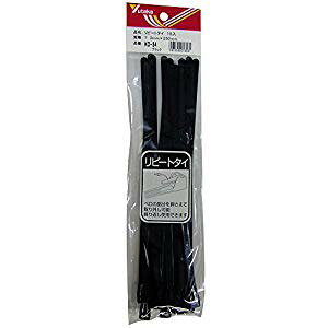 ���^�J���C�N ���s�[�g�^�C 7.3mm×250mm 15�{�� �u���b�N KO-34 [284-018561]