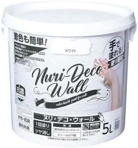 �A�T�q�y�� ��œh���h��Ǎ� Nuri-Deco-Wall 5L �z���C�g - [665-470423]