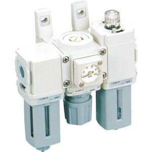 CKD CKD FRL���j�b�g F.R.L�R���r�l�[�V���� ���F�V���[�Y �ڑ����aRc1/8 C1000-6-W-F1 [742-029911]