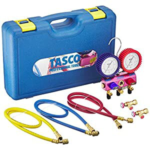 �C�`�l��TASCO �^�X�R R410A/R32�}�j�z�[���h�Z�b�g�i�Q�[�W�J�o�[�t�j TA122FA [818-341809]
