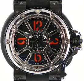 【中古】アクアノウティック　　キングサブコマンダー　メンズ腕時計 　自動巻　ラバー　黒 ブラック文字盤　カレンダー　スケルトン　時計　腕時計　20-1495