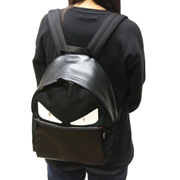 楽天市場】【美品】 FENDI MONSTER BUGS BACKPACK 7VZ042 フェンディ 