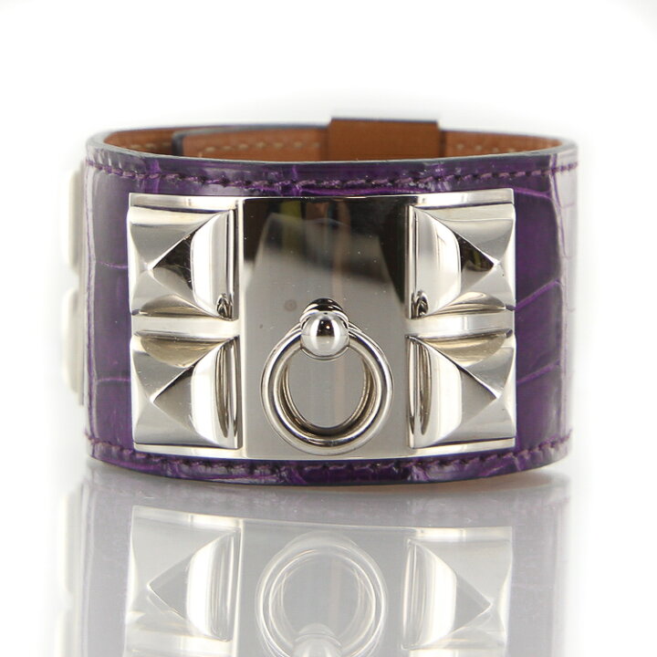 楽天市場】【中古】エルメス バングル シルバー金具 レディース  