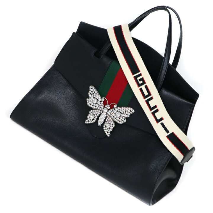楽天市場】【美品】 GUCCI TOTEM BUTTERFLY BIJOU BAG LARGE  