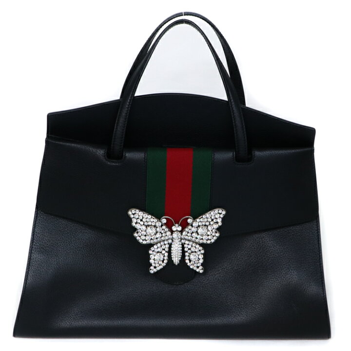 楽天市場】【美品】 GUCCI TOTEM BUTTERFLY BIJOU BAG LARGE SHELLY 