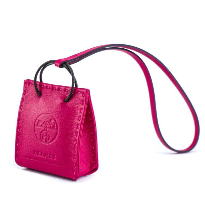 楽天市場】【新品】エルメス バッグチャーム サックオランジュ  