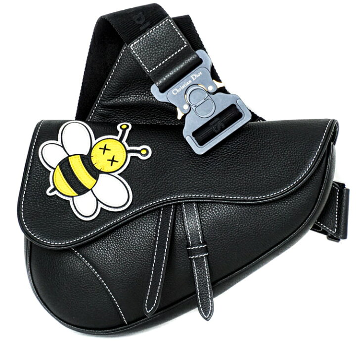 楽天市場】【美品】 DIOR HOMME x KAWS SADDLE BAG 1ABPO-093  