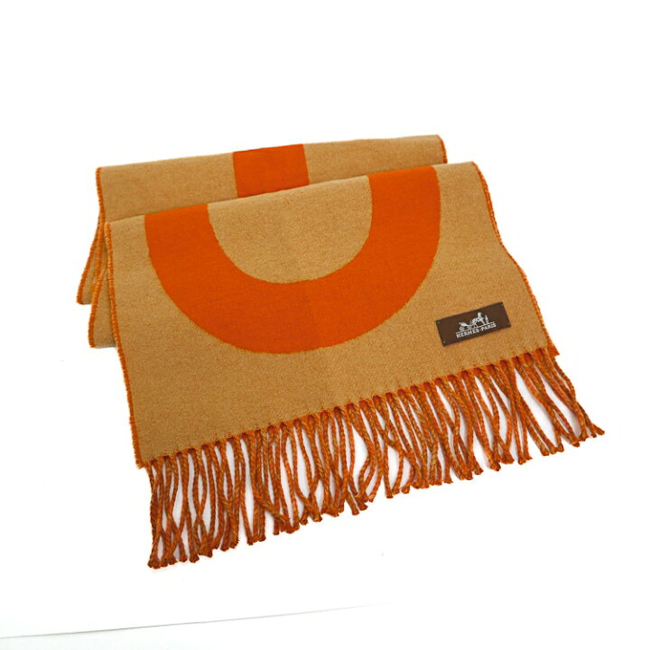 楽天市場】【美品】HERMES エルメス マフラー Casaque Grand Mors 