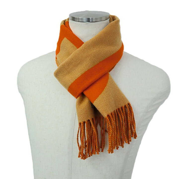 楽天市場】【美品】HERMES エルメス マフラー Casaque Grand Mors 