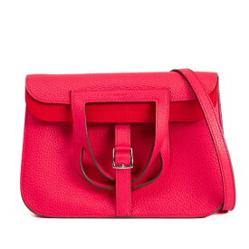 【美品】エルメス アルザン25 ヴェルソ ショルダーバッグ 2WAY レディースバッグ ハンドバッグ B刻印 2023年 トリヨンクレマンス シルバー金具 ローズエクストリーム×ルージュ系 4906454J 【中古】