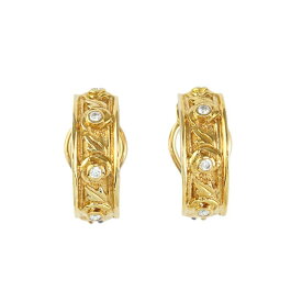MIKIMOTO ダイヤモンド イヤリング ゴールド K18YG イエローゴールド 0.10ct / 0.10ct ブランドジュエリー 5s71318j【中古】