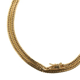 【美品】喜平 ダブル 6面 ネックレス 40cm 10.1g メンズ レディースアクセサリー K18 750 検定マーク有り ゴールド 18金 キヘイ 5595689m【中古】