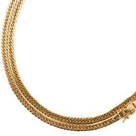 【美品】喜平 ダブル 6面 ネックレス 60cm 30.1g メンズ レディースアクセサリー K18 750 検定マーク有り ゴールド 18金 キヘイ 5599819j【中古】