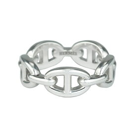 HERMES シェーヌダンクル アンシェネPM リング 指輪 シルバー SV925 ＃57 ブランドアクセサリー 5653579m【中古】