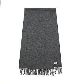 【美品】HERMES マフラー ストール カシミヤ 100% グレー ブランド小物 6005430m【中古】